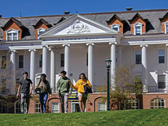 Photo of students walking on campus. Link to Beneficiary Designations.